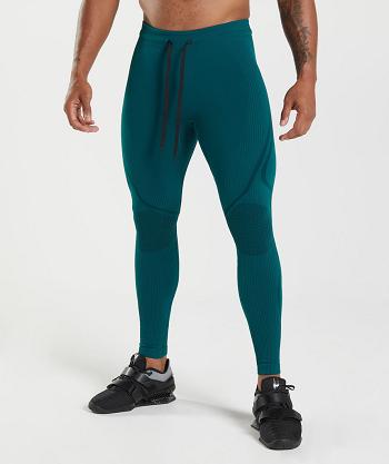 Gymshark 315 Seamless Muške Hulahopke Tirkizne Crne | HR 2173OKI